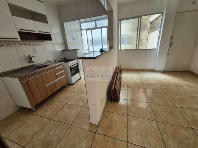 Apartamento de 1 quarto com suíte, no Centro de São Vicente