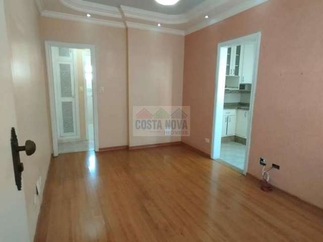 Apartamento de 54m², com 1 quarto, sala, cozinha, no Centro de São Vicente