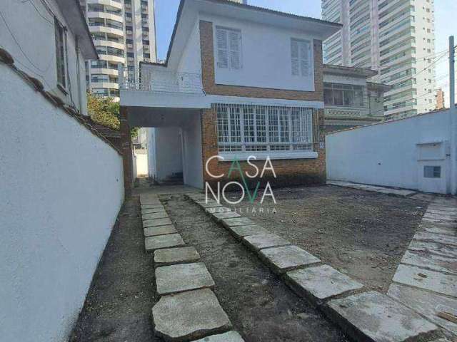 Sobrado com 5 dormitórios para alugar, 360 m² por R$ 8.340,00/mês - Boqueirão - Santos/SP