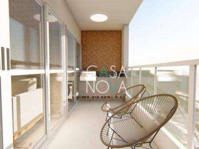 Apartamento com 2 dormitórios à venda, 59 m² por R$ 529.000,00 - Marapé - Santos/SP