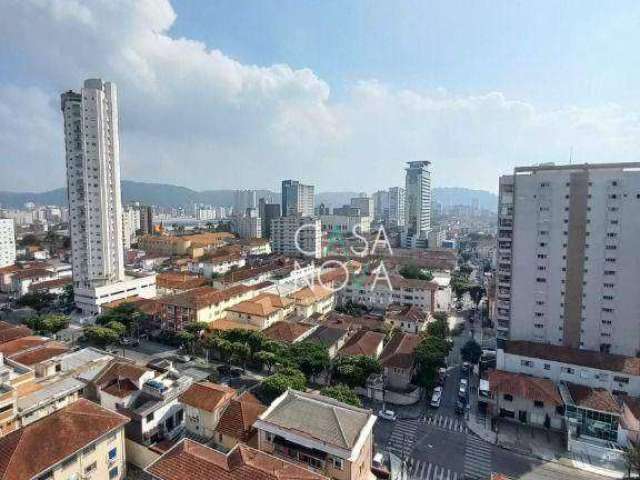 Apartamento Castell Di Elvira com 3 suíte empreendimento Castell Di Elvira à venda, 90 m² por R$ 820.000 - Gonzaga - Santos/SP