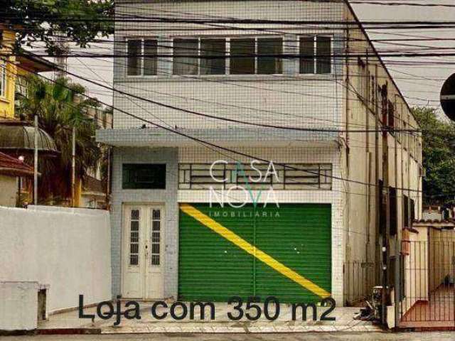 Loja, 570 m² - venda por R$ 2.000.000,00 ou aluguel por R$ 11.130,00/mês - Encruzilhada - Santos/SP