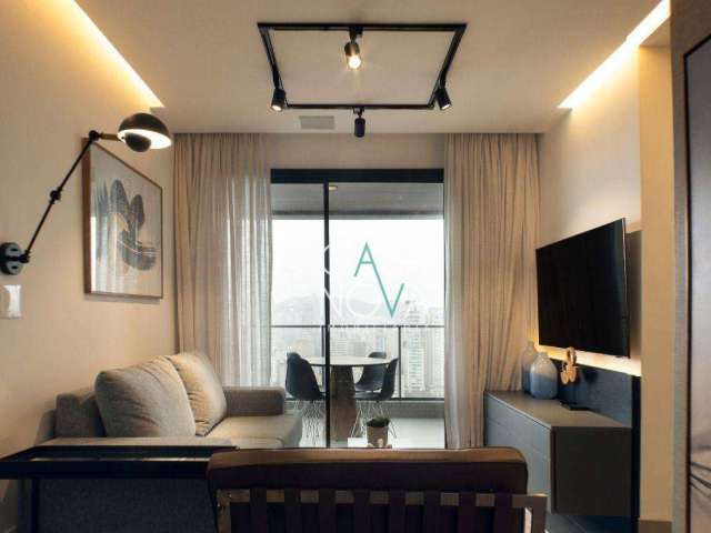 Apartamento com 1 dormitório à venda, 54 m² por R$ 735.100,00 - Boqueirão - Santos/SP