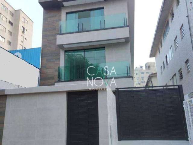 Casa com 2 dormitórios à venda por R$ 859.000,00 - Campo Grande - Santos/SP