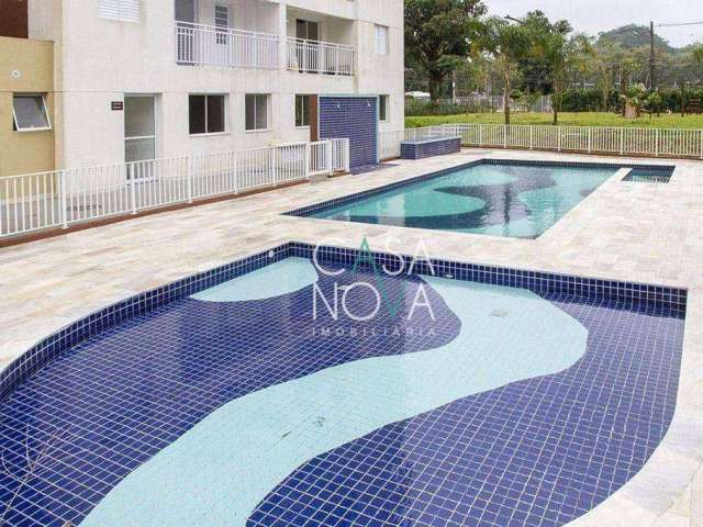 Apartamento Varandas da Lagoa com 2 dormitórios à venda, 54 m² por R$ 377.000 - Morro de Nova Cintra - Santos/SP