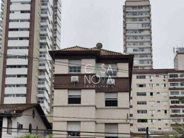 Apartamento com 2 dormitórios à venda, 60 m² por R$ 385.000,00 - Campo Grande - Santos/SP