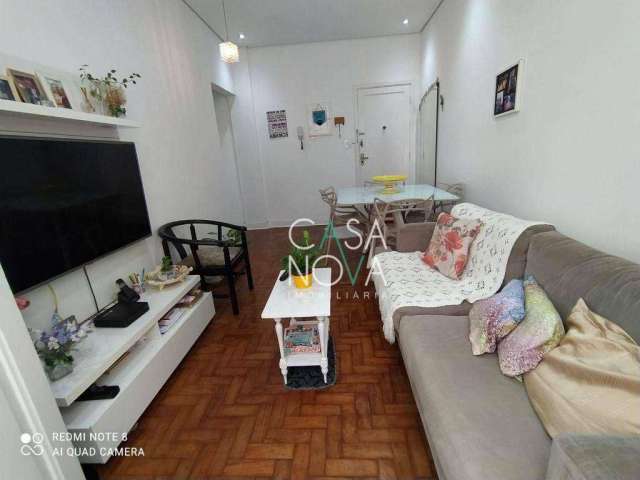 Apartamento com 2 dormitórios à venda, 78 m² por R$ 430.000,00 - Boqueirão - Santos/SP