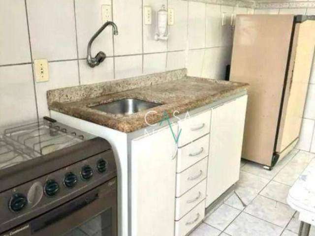 Apartamento com 1 dormitório à venda, 56 m² por R$ 315.000,00 - Boqueirão - Santos/SP