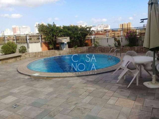 Flat com 1 dormitório, 50 m² - venda por R$ 425.000,00 ou aluguel por R$ 4.500,00/mês - Gonzaga - Santos/SP