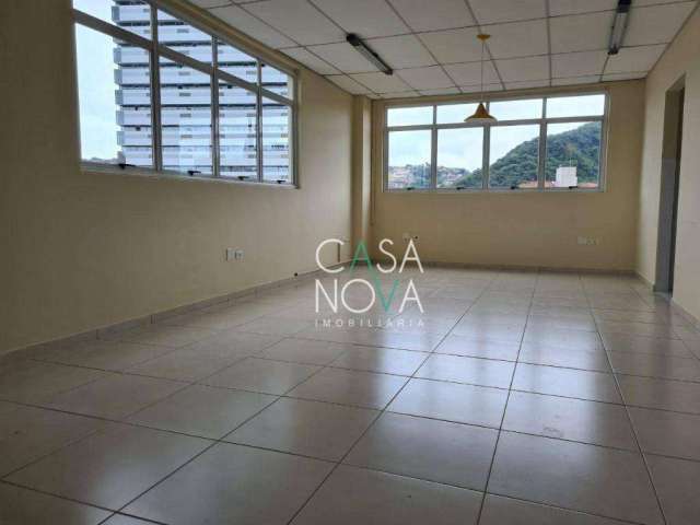 Sala para alugar, 58 m² por R$ 2.570,00/mês - Vila Matias - Santos/SP