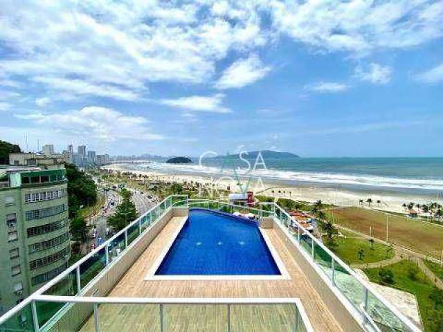 Apartamento com 3 dormitórios à venda, 108 m² por R$ 857.000,00 - Itararé - São Vicente/SP