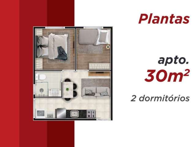 Apartamento com 1 dormitório à venda, 20 m² por R$ 180.943,42 - Penha de França - São Paulo/SP