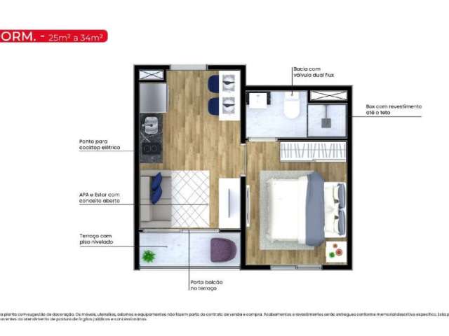 Apartamento à venda, 33 m² por R$ 299.000,00 - Itaquera - São Paulo/SP