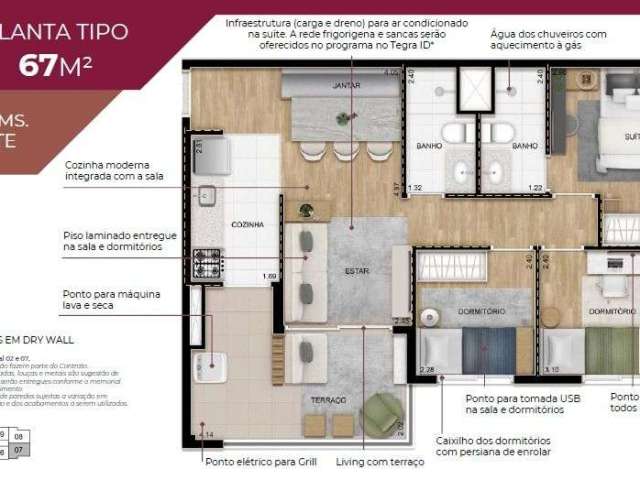 Apartamento à venda, 67 m² por R$ 556.000,00 - Brás - São Paulo/SP