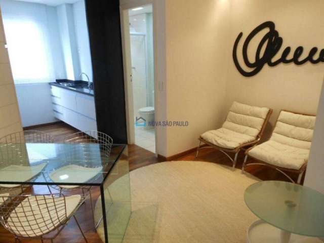 excelente apartamento de 01 dormitório/suíte na Vila Nova Conceição