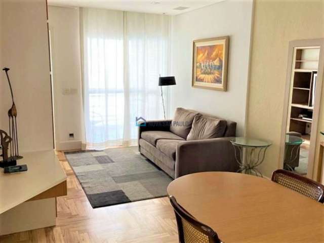 Apartamento  - 2 dormitórios com 1 suíte - varanda - Espaço de lazer - Pamplona - Jardim Paulista