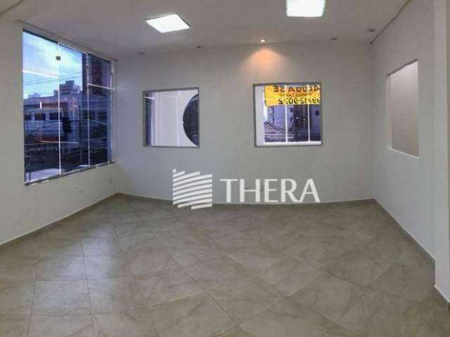 Conjunto comercial sobreloja para alugar, 117 m² por R$ 4.147/mês - Vila Gilda - Santo André/SP