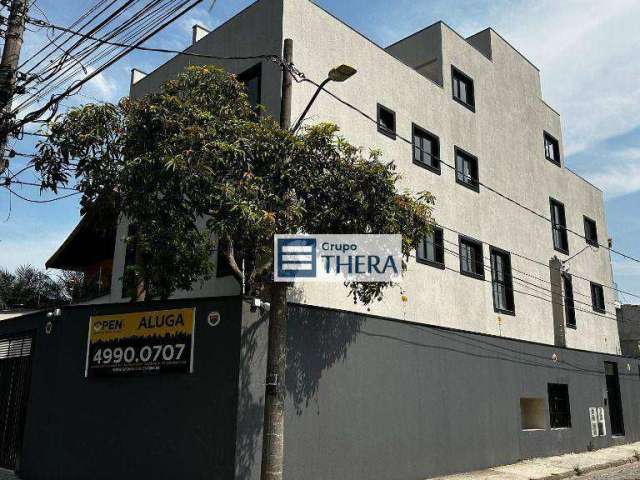 Apartamento com 1 dormitório para alugar, 37 m² por R$ 1.958,17/mês - Vila Homero Thon - Santo André/SP