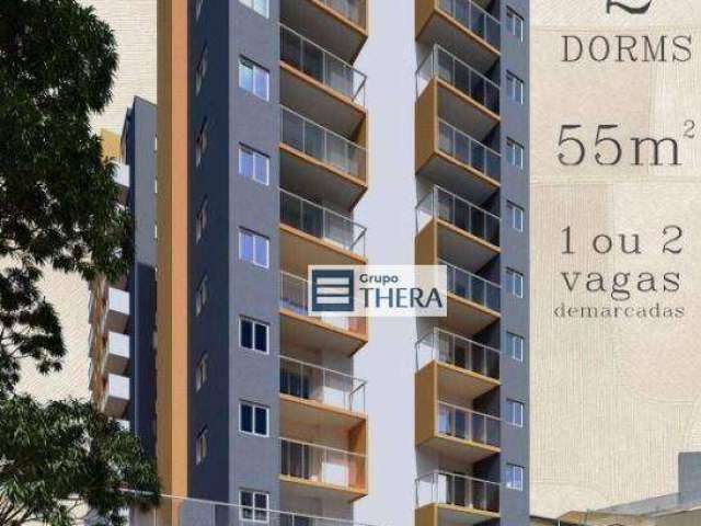 Apartamento com 2 dormitórios à venda, 55 m² por R$ 431.040,63 - Parque das Nações - Santo André/SP