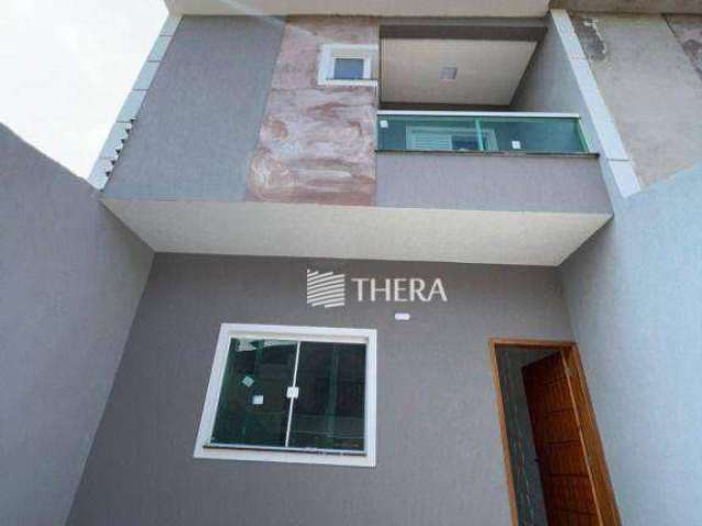 Sobrado com 3 dormitórios à venda, 117 m² por R$ 644.000,00 - Santa Teresinha - Santo André/SP