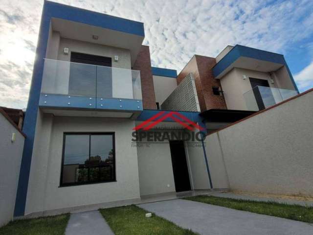 Sobrado com 3 dormitórios à venda, 142 m² por R$ 699.000,00 - Volta Ao Mundo I - Itapoá/SC