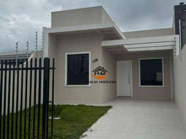 Casa com 2 dormitórios à venda, 58 m² por R$ 280.000,00 - Nações - Fazenda Rio Grande/PR