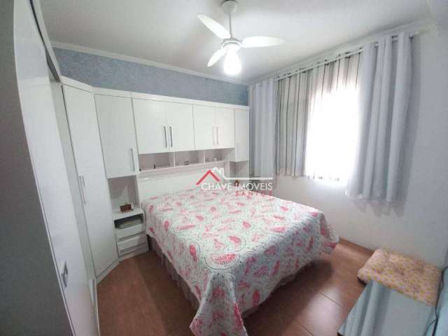 Apartamento com 2 dormitórios à venda, 70 m² por R$ 245.000,00 - Jardim Três Marias - Guarujá/SP