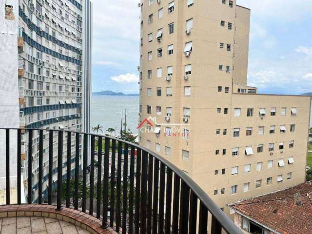 Apartamento com 1 dormitório para alugar, 55 m² por R$ 2.400,01/mês - Ponta da Praia - Santos/SP