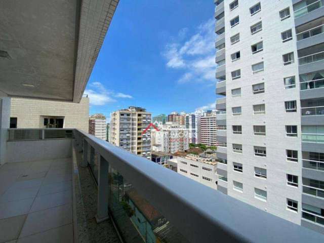 Apartamento com 4 dormitórios, 230 m² - venda por R$ 3.200.000,00 ou aluguel por R$ 18.000,02/mês - Pompéia - Santos/SP