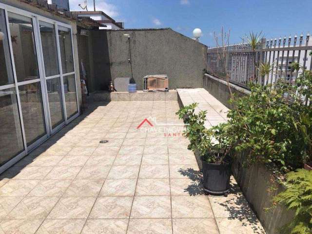 Cobertura à venda, 215 m² por R$ 798.000,00 - Boqueirão - Santos/SP