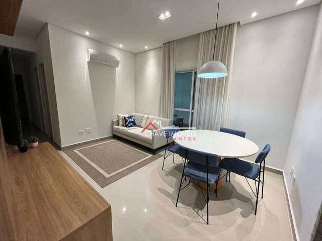 Apartamento com 2 dormitórios à venda, 73 m² por R$ 613.000,00 - Itararé - São Vicente/SP