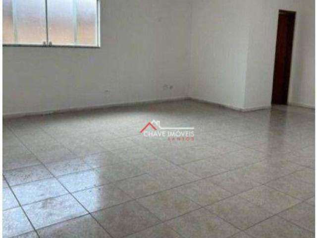 Sala para alugar, 30 m² por R$ 1.243,12/mês - Aparecida - Santos/SP