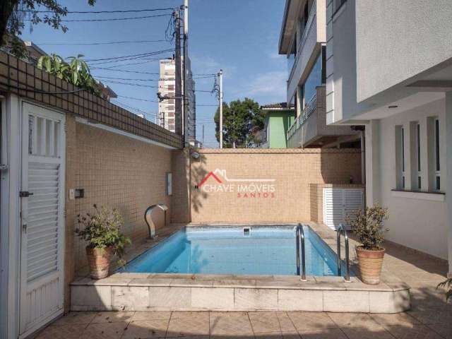 Casa com 3 dormitórios à venda, 100 m² por R$ 1.700.000,00 - Aparecida - Santos/SP