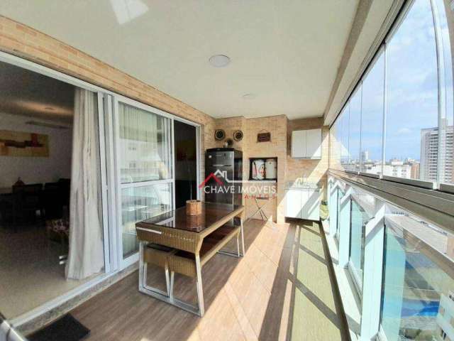 Apartamento com 3 dormitórios à venda, 103 m² por R$ 900.000,00 - Ponta da Praia - Santos/SP