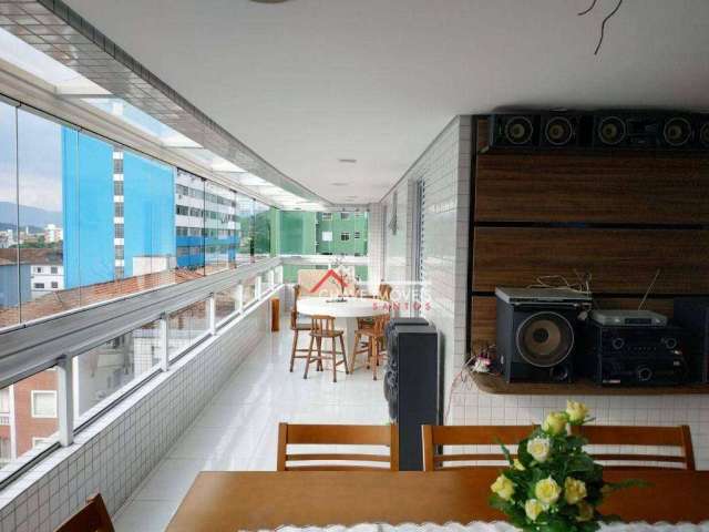 Apartamento Garden com 3 dormitórios à venda, 152 m² por R$ 1.200.000,00 - Centro - São Vicente/SP