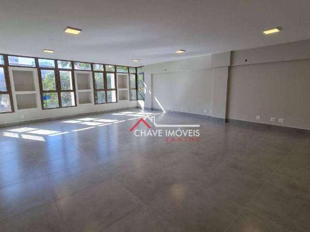 Sala para alugar, 70 m² por R$ 3.557,15/mês - Gonzaga - Santos/SP