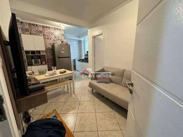 Apartamento com 1 dormitório à venda, 47 m² por R$ 235.000,00 - José Menino - Santos/SP