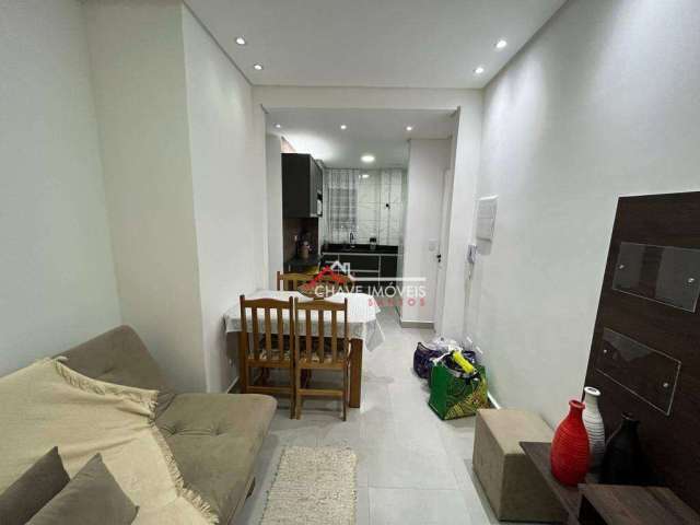 Apartamento com 2 dormitórios à venda, 60 m² por R$ 299.000,00 - Centro - São Vicente/SP