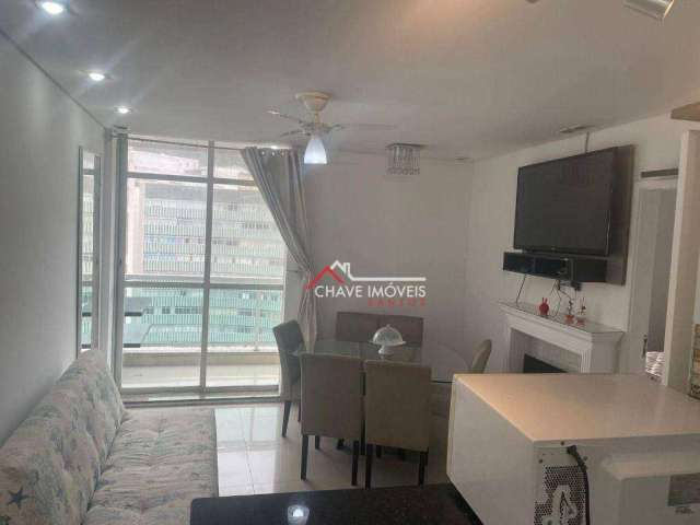 Apartamento com 2 dormitórios à venda, 68 m² por R$ 400.000,00 - Barra Funda - Guarujá/SP