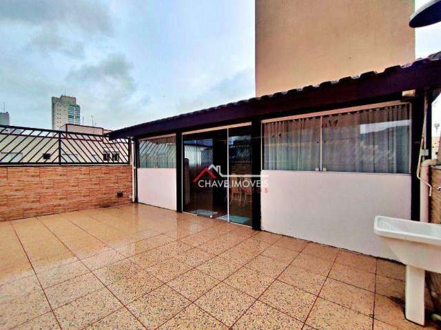 Cobertura com 3 dormitórios à venda, 147 m² por R$ 700.000,00 - Jardim Belmar - Guarujá/SP