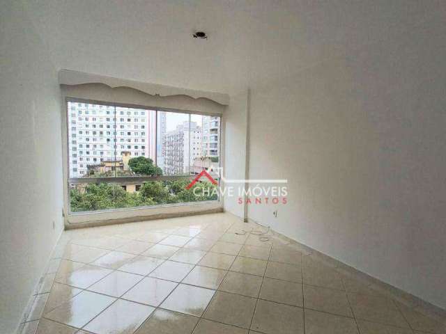 Apartamento com 2 dormitórios à venda, 75 m² - José Menino - Santos/SP