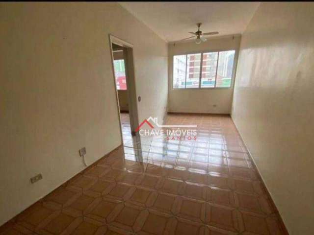 Apartamento com 1 dormitório à venda, 52 m² - Itararé - São Vicente/SP
