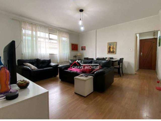 Apartamento com 3 dormitórios à venda, 136 m² por R$ 600.000,00 - José Menino - Santos/SP