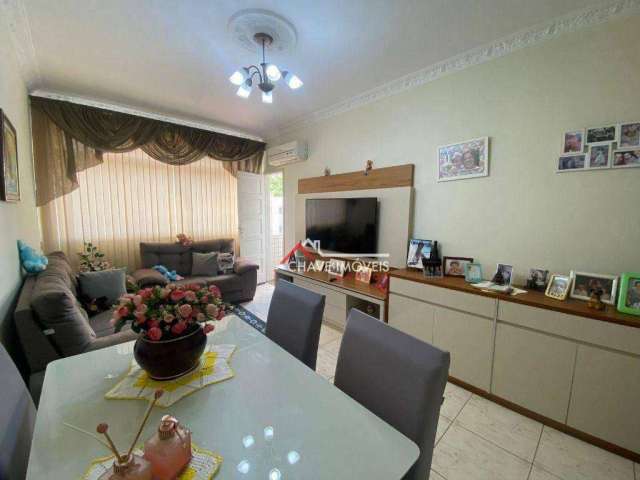 Apartamento com 3 dormitórios à venda, 91 m² por R$ 480.000,00 - Aparecida - Santos/SP