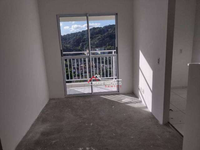 Apartamento com 2 dormitórios à venda, 52 m² por R$ 330.000,00 - Morro de Nova Cintra - Santos/SP