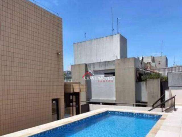 Apartamento com 2 dormitórios à venda, 110 m² por R$ 700.000,00 - Aparecida - Santos/SP