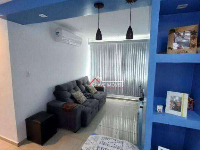 Apartamento com 2 dormitórios à venda, 75 m² por R$ 280.000,00 - Catiapoã - São Vicente/SP