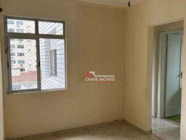 Apartamento com 1 dormitório à venda, 48 m² por R$ 236.000,00 - Centro - São Vicente/SP