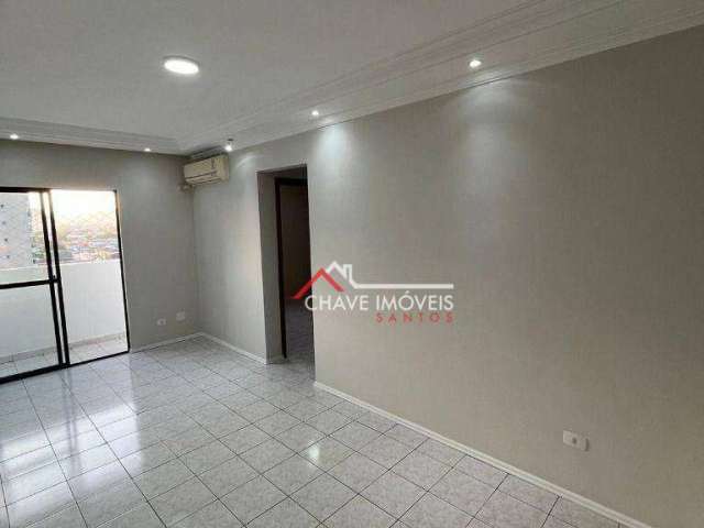 Apartamento com 2 dormitórios à venda, 67 m²  - Estuário - Santos/SP