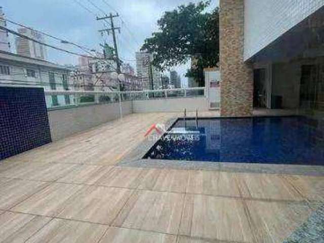 Apartamento com 3 dormitórios à venda, 125 m² por R$ 900.000,00 - Canto do Forte - Praia Grande/SP